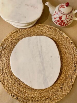 White Marble Plate