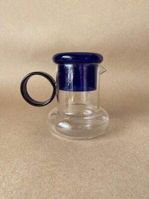 Glass Pitcher Teapot with Cup Lid