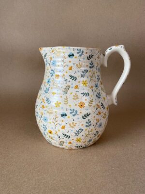 Tula Floral Ceramic Pitcher