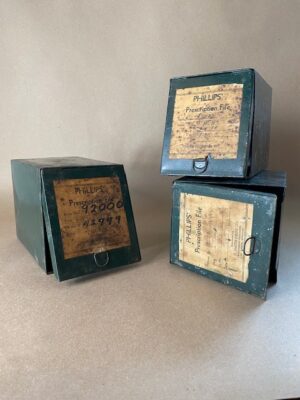 Vintage Prescription Boxes -Set of 3