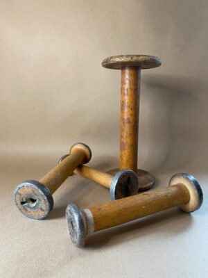 Vintage Wood Spools -Set of 4