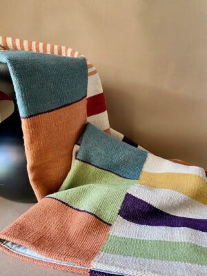 Colorblock Moroccan Rug