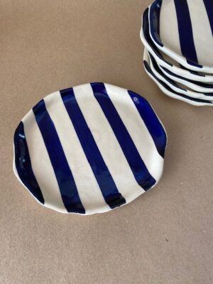 Blue Stripe Plate