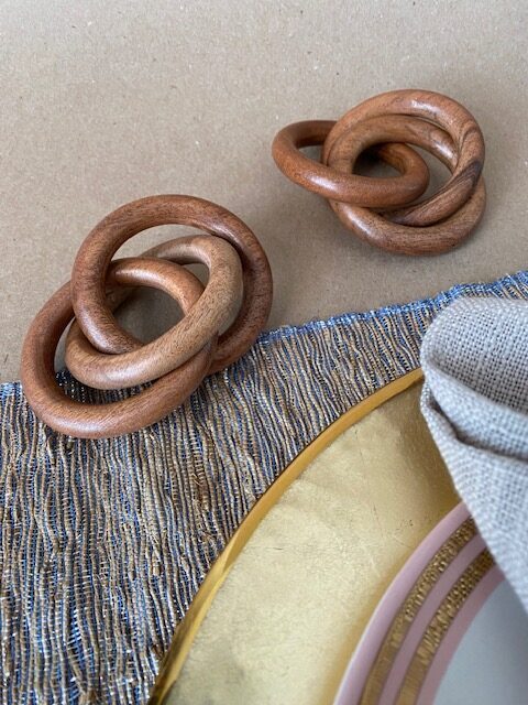 Wood Bangles Napkin Rings -Set of 4 - Image 2