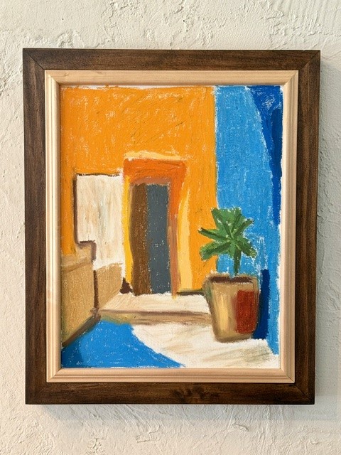 The Potted Plant In The Front